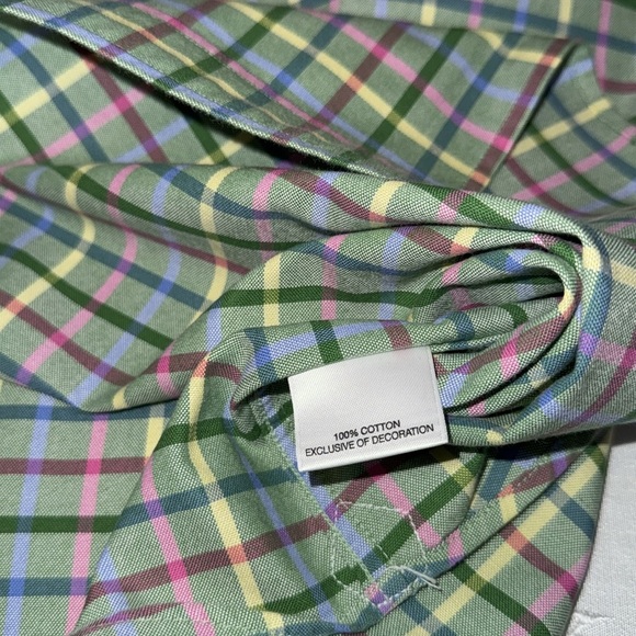 Daniel Cremieux 2XL l/s button down shirt in plaid 100% cotton - Picture 5 of 7